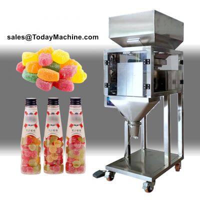 Rice Grain Beans Pellet Linear Weighing Filling Machine With Linear Weigher