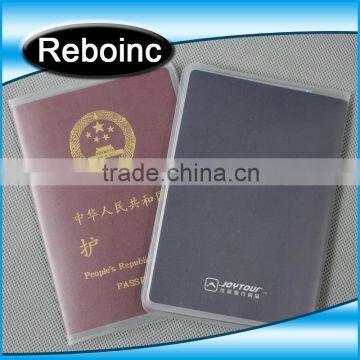 Clear pvc vinyl passport holder Plastic passport sleeve cover