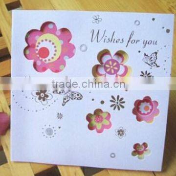 handwork paper greeting card