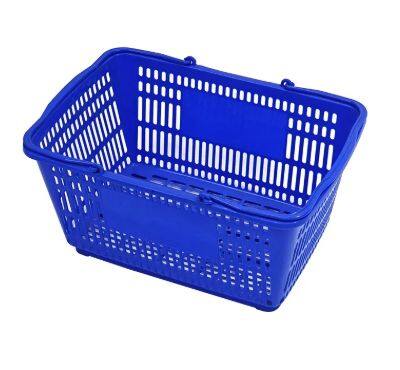 Colorful Plastic Material New Design Supermarket Shopping Basket photo-5