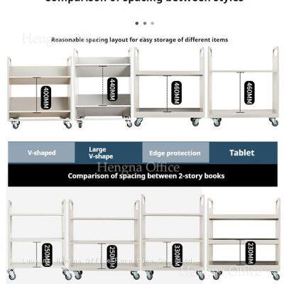 High-Quality Engineered Mobile Book Cart Solutions | V-Shape or Flatbed Design & ODM Manufacturing