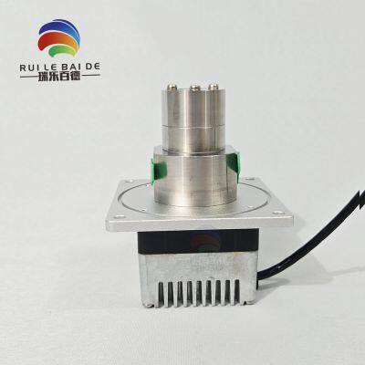 Original Italian FLuid-o-Tech FC409 Gear Pump With Motor Assembly FG409XD0CT10000. This Gear Pump is Used in Inkjet Printers.