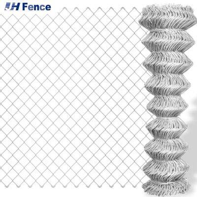 Easily Assembled 100 ft Used Industry Chain Link Wire Fence Galvanized Pvc Black Coated Diamond Security Fence Cyclone Wire Mesh photo-5