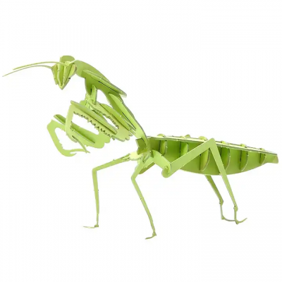 OEM ODM 3d Paper Model Toy Recycled Thick Cardboard Puzzle Mantis Insect Handicraft Puzzles