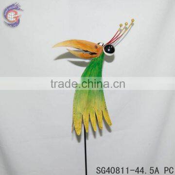 wholesale metal birds in garden stick