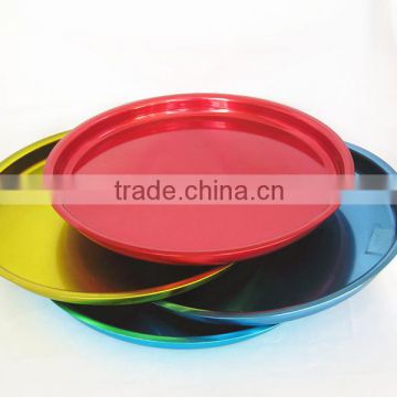 CCKT-201 2014 popular design Barware Circle Aluminum serving tray