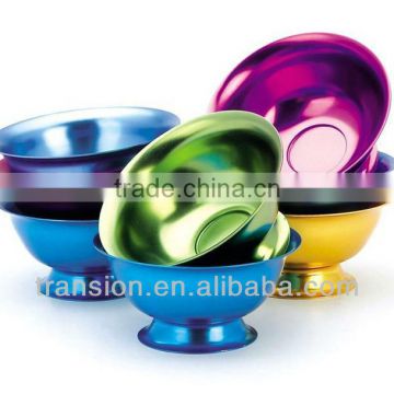 Aluminum bowls ,Ice cream Bowl,anodized in colourful