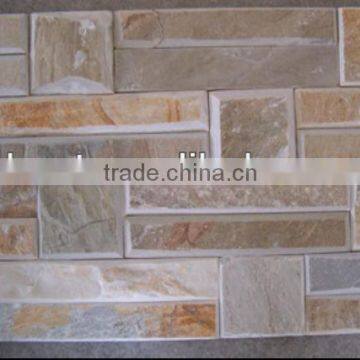 cheap wall cladding random culture stone slate