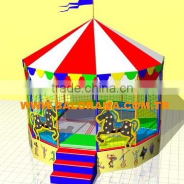 Carousel trampoline 3x3x3