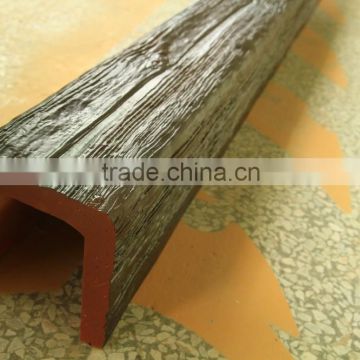 Guangzhou Polyurethane decorative Faux Wood Beams U shape Lowes Light Weight for Interior Ceiling Decoration with cheap price                        
                                                Quality Choice