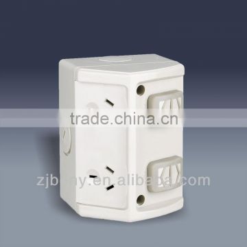 SAA certificate twin Waterproof socket 250V 10A