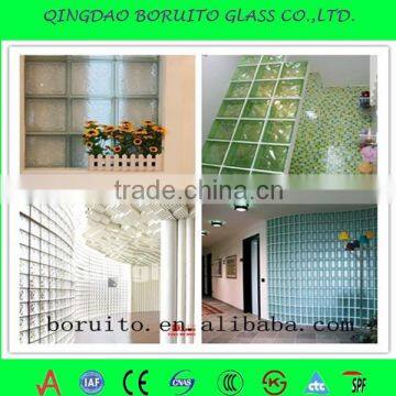 Design best sell glass brick in building glass