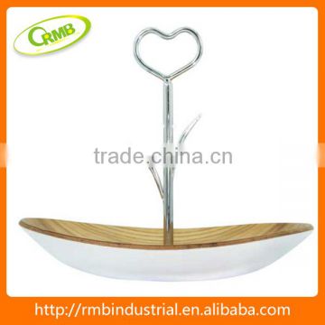 Jew. Stand Tray, wood tray