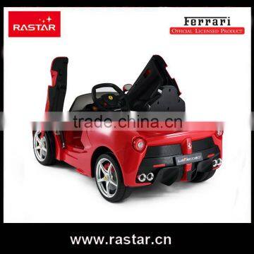 2016 Rastar kid toy shopping Ferrari licenced LaFerrari toy car ride on car