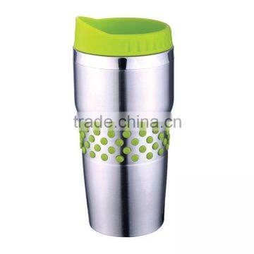 Stainless Steel Double Wall 16oz Travel Mugs With Handle photo-4