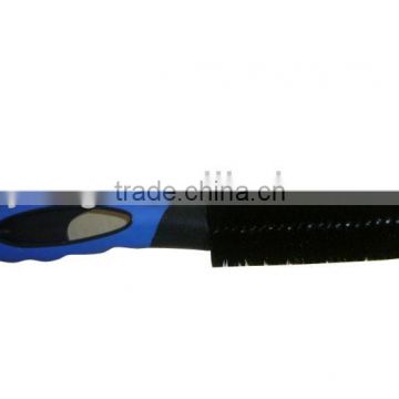 Plastic car tire brush