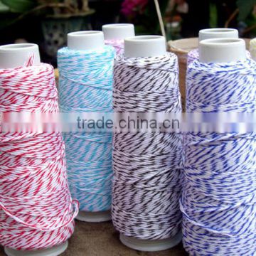 colorful colored cotton crafting twine