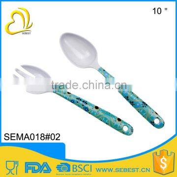 dish washer safe custom melamine kitchen ware plastic spoon