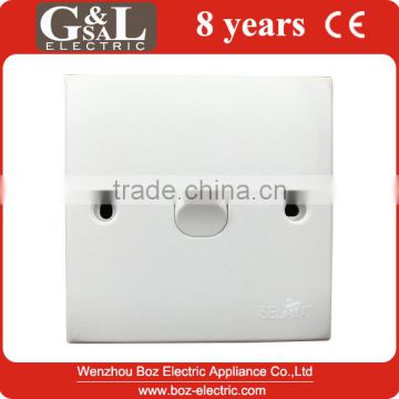 1 gang 1 way wall switch one gang two way switch 10 amp Hot sale British Standard