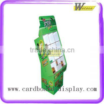 Promotion Compartment Paper Floor Supermarket Display Stand photo-5