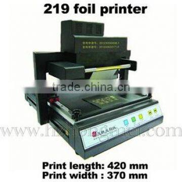 Advanced Digital Hot Foil Printer TJ 219 Heat Press Machine for 2015