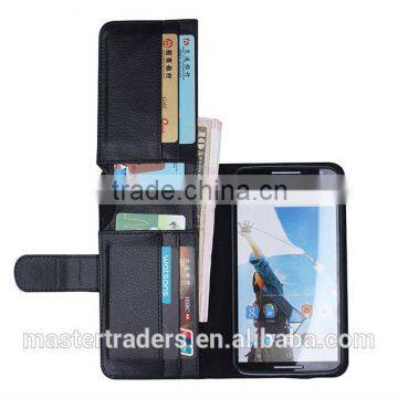 Cheap Multi Function Litchi Grain Stand Wallet PU Leather Case With Card Slot And PC Back Cover For Google 6 MT-3690 photo-4