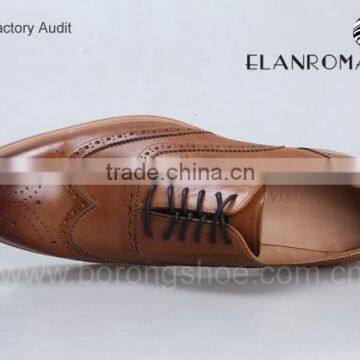 Wholesale Italian Formal Shoes Brogue Leather Shoes Men Leather Dress Shoes photo-5