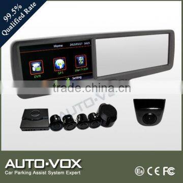 4.3" inch tft car lcd rear view rearview mirror camera with bluetooth