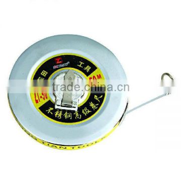 long steel measuring tape