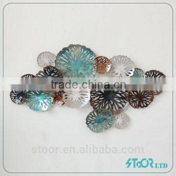 New flower shape metal art wall decoration