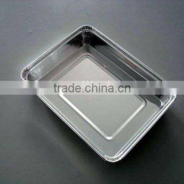 aluminium foil food plate/disposable tin foil bowl