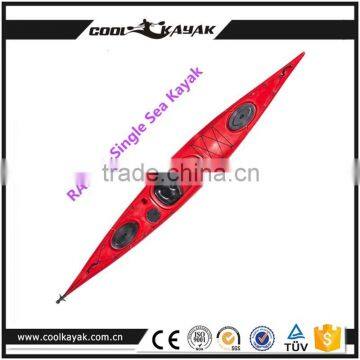 RAPIER-Single Barato Sea Kayak for Exploration From Ningbo Cool Kayak Supplier Sit-on Top Plastic Kayak With Rudder System Quality Choice photo-2