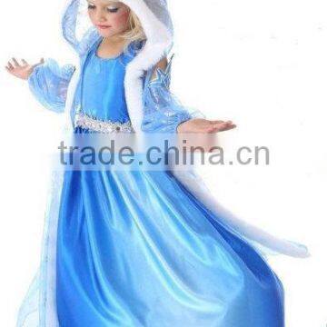 Frozen elsa princess dress for children elsa costume BC2055