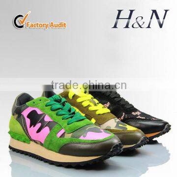 High quality women sneakers leather materials