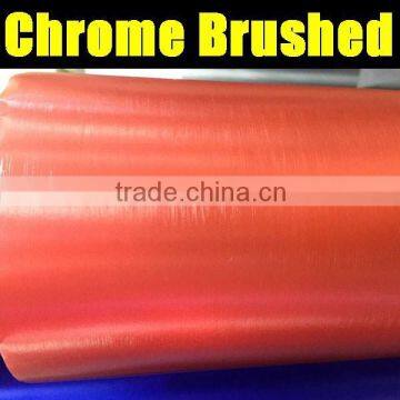 High Quality Chrome Matte Brushed Vinyl 1.52*20m