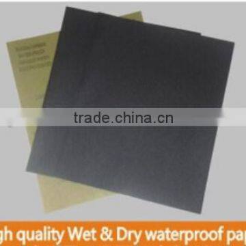 High quality Wet & Dry waterproof paper for sanding wood furniture removal of paint from metal surface