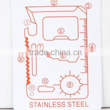 Pocket no Folding Multi Crimping Tool Credit Card Knife photo-5