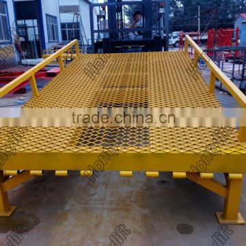 6t mobile hydraulic ramp for container loading