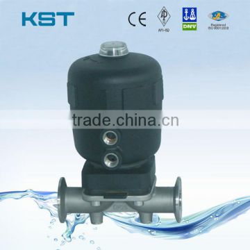 G681F-10P/R Pneumatic Tri-clamped Diaphragm Valve With Plastic Actuator