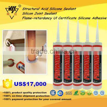 Flame-retardancy UL Certificated Structural Acid Silicone Sealant/Silicon Joint Sealant