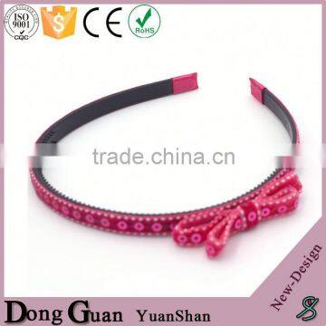 2016 new design bluetooth speakers knit hair band pearl flower girl bow headband diy grosgrain
