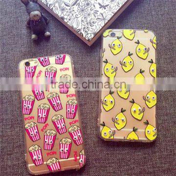 for Iphone 6 Tpu Sublimation Case Hard Back Cover Moving Eyes Cartoon