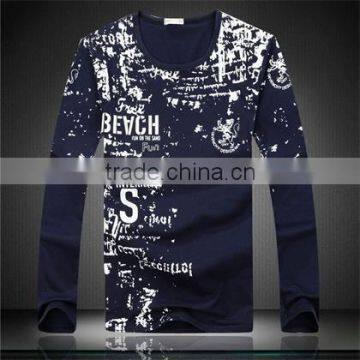 Cheap O-neck Cotton Mens Long Sleeve Tshirt photo-6