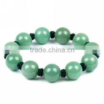 High quality green aventurine round beads bracelet jewelry beads