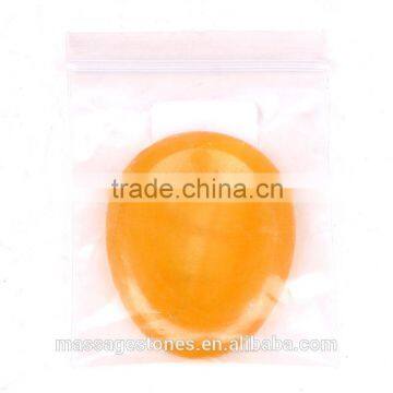 Wholesale Worry Stones Orange Calcite as Gifts