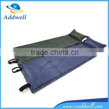 Outdoor travel sleeping inflating mat pad camping self inflatable mattress