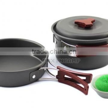 Picnic barbecue supplies outdoor camping cookware utensils , cookware cutlery portable combination