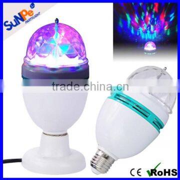 360 Rotating RGB Full Color LED Crystal Magic Ball light