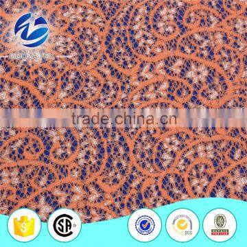 Heavy african dress making lace fabric