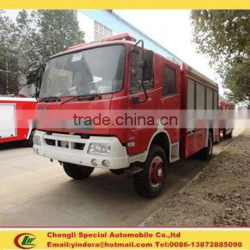 Brand new dongfeng 6 wheel water tank fire truck